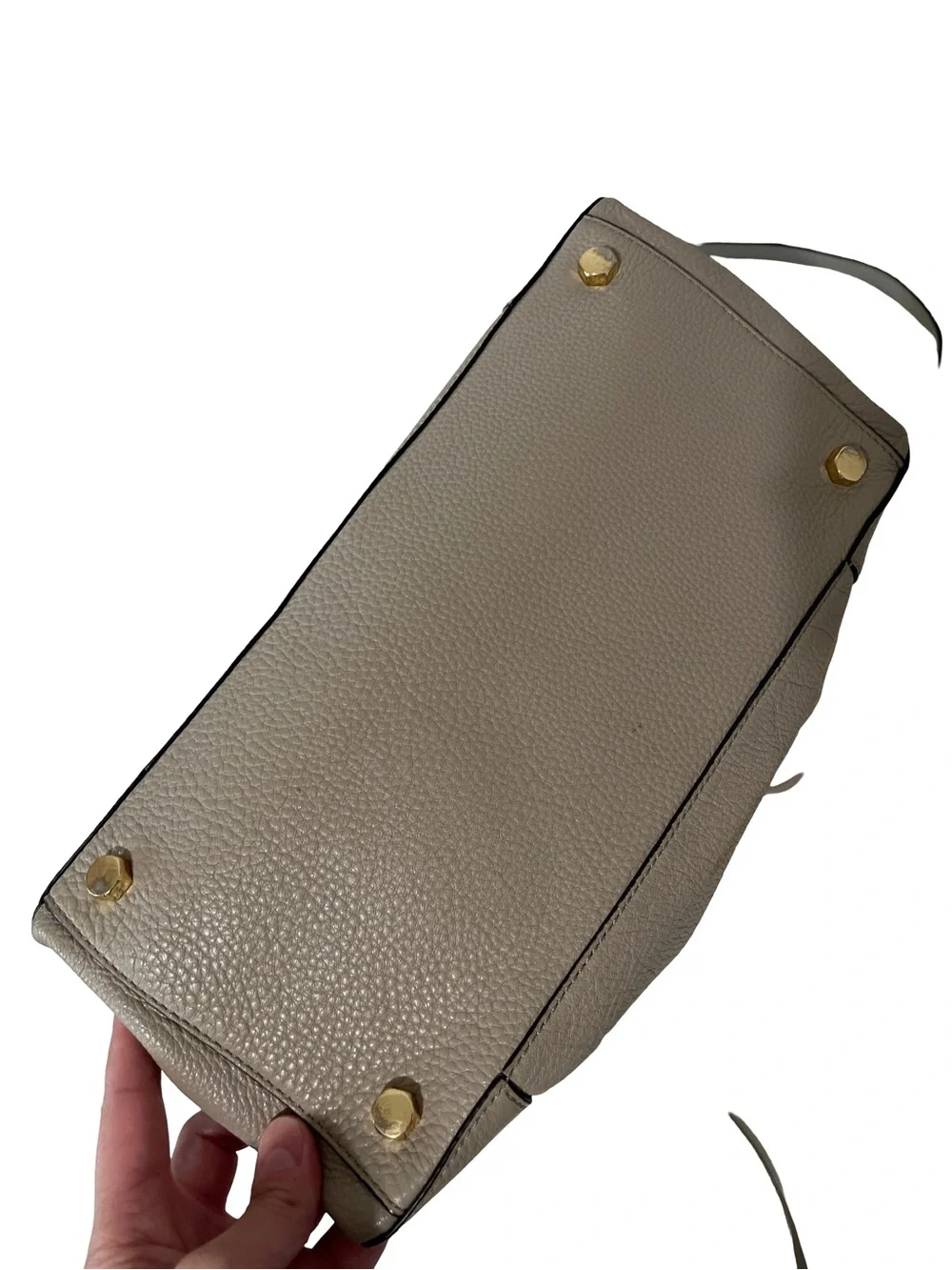 Rebecca Minkoff Khaki Leather Regan Satchel Crossbody Bag